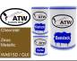 Preview: Chevrolet, Zeus Metallic, WA615D / GUI: 500ml Lackdose + 500ml Klarlack + 250ml Härter - Set, von ATW Autoteile West.